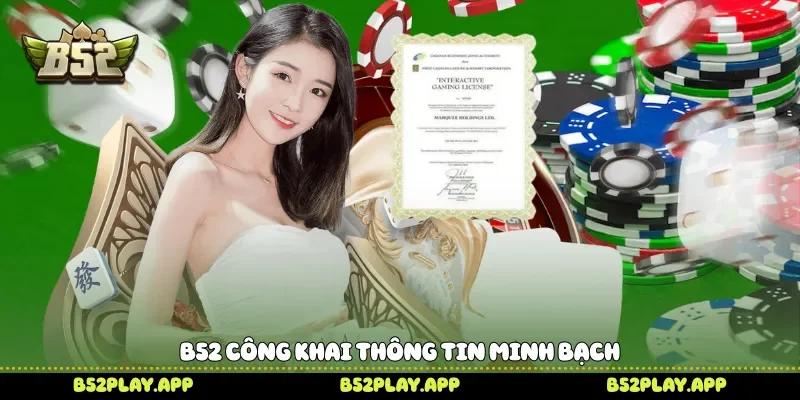 Giấy Phép Hoạt Động Và Vai Trò Quan Trọng Đối Với B52 B52 công khai thông tin minh bạch